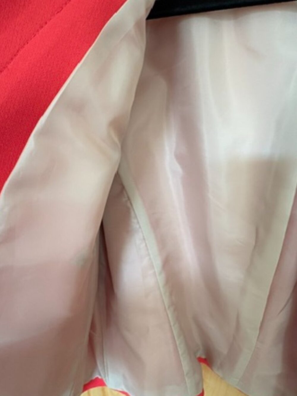 Tahari by Arthur S. Levine Coral Open Front Blazer Size 18 - Picture 5 of 6